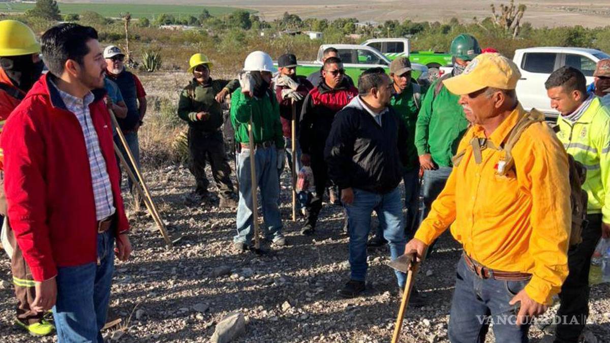 Coahuila: Inicia combate de incendio forestal en ejido ‘Las Esperanzas’