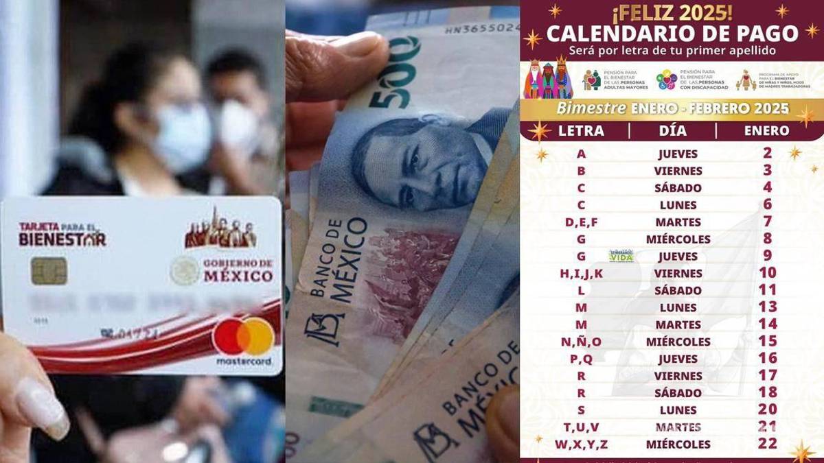 Pensión del Bienestar... Estos son los apellidos que recibe hoy su pago ...