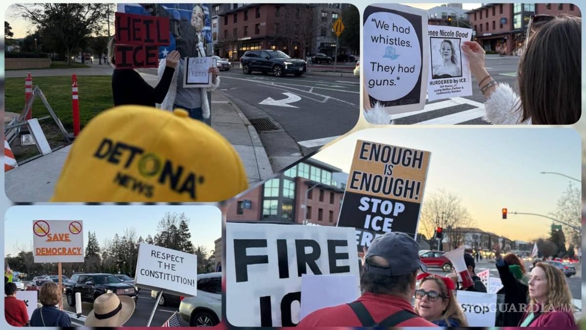 $!Protestas contra la los agentes del Servicio de Control de Inmigración y Aduanas de los Estados Unidos.