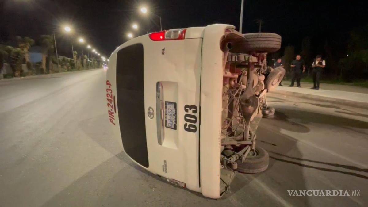 $!El chofer resultó con un golpe leve en su brazo derecho.