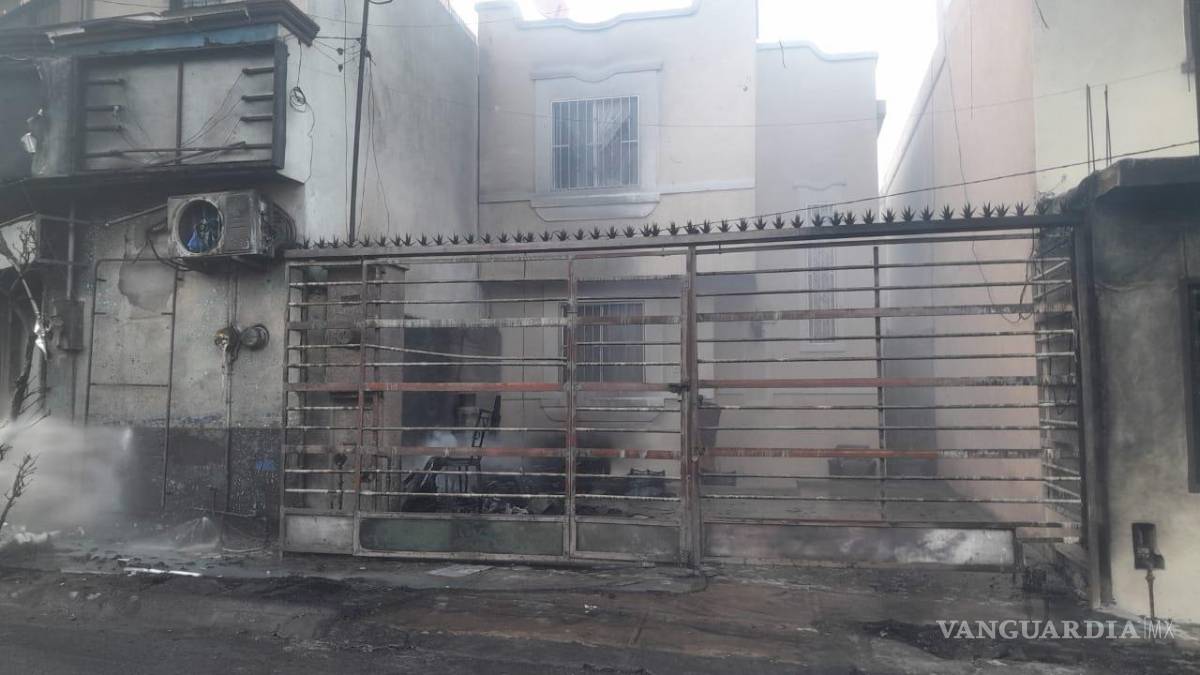 Trasvase de diésel en taller mecánico causa incendio de grandes proporciones en NL