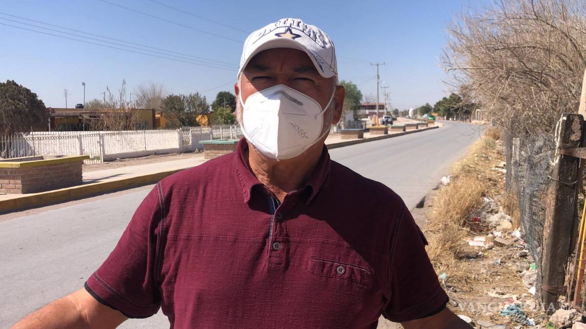 $!El comisariado Martín Torres, del ejido Hidalgo, asevera que resisten ante las ofertas de dominio pleno.