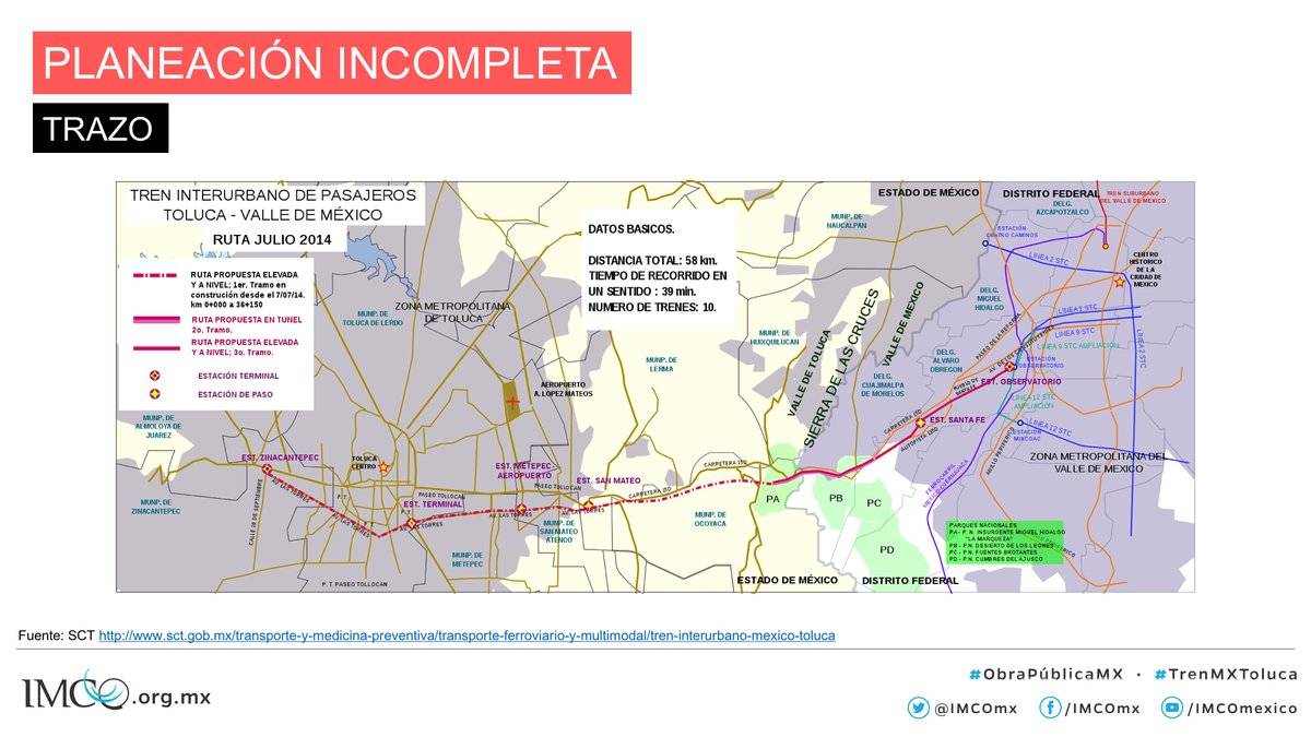 $!Tren México-Toluca, con sobrecosto de más de 20 mil millones: IMCO