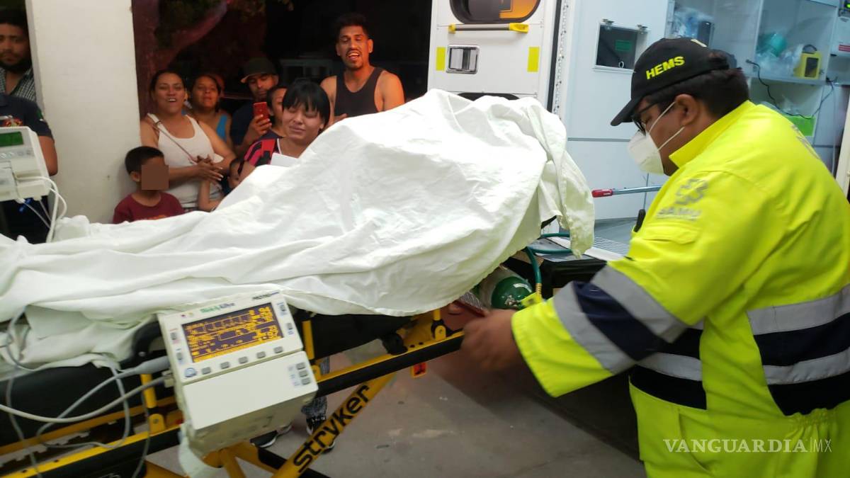 $!Jorge iba acompañado de su familia cuando se informó que otra persona lo había golpeado en el rostro, aunque luego se dijo que simplemente se había caído.