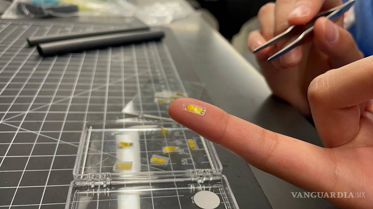 $!Sensor de temperatura en la punta de un dedo.