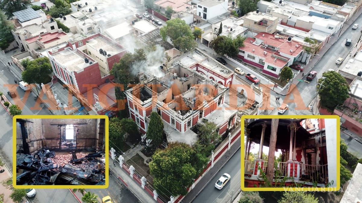 Así quedó la Casa Alameda tras el incendio (fotos exclusivas)