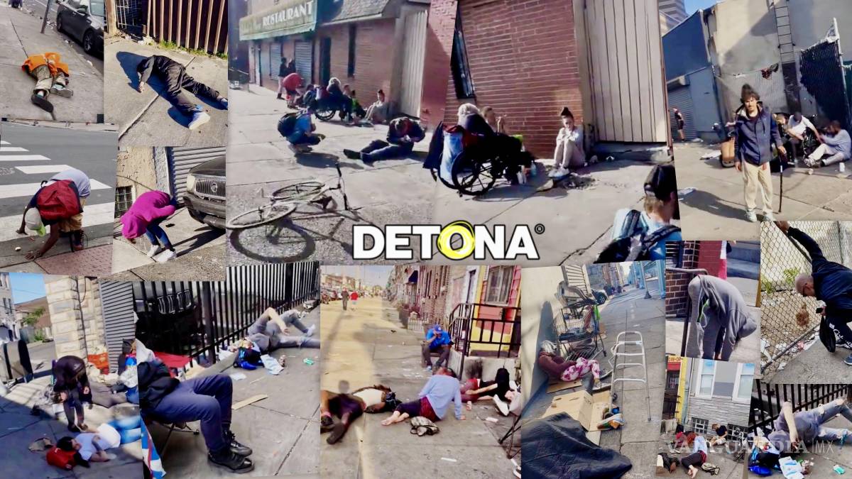 $!Escenas de los llamados zombies en Filadelfia.