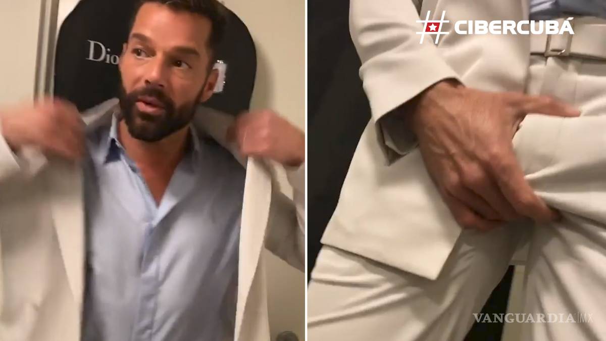 $!Ricky Martin presume su ‘paquete’