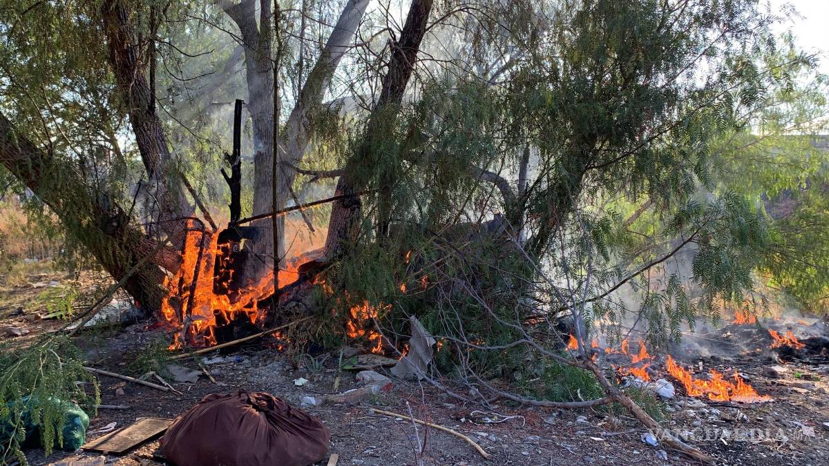 Quema tejabán tras riña en la colonia San Ramón de Saltillo