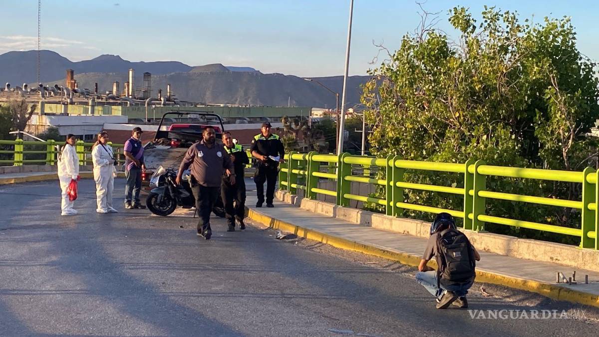 $!La motocicleta quedó bajo resguardo de las autoridades mientras se realizan las investigaciones.