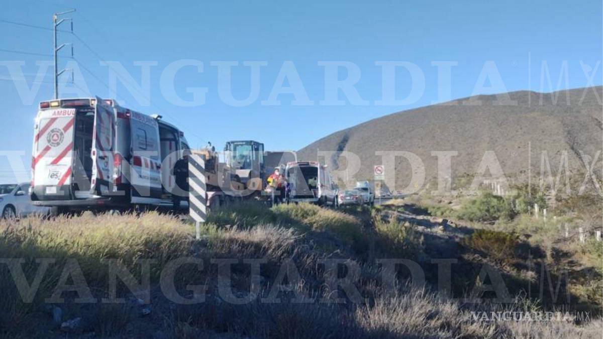 $!El accidente en la carretera a Monclova dejó como saldo 5 personas sin vida.