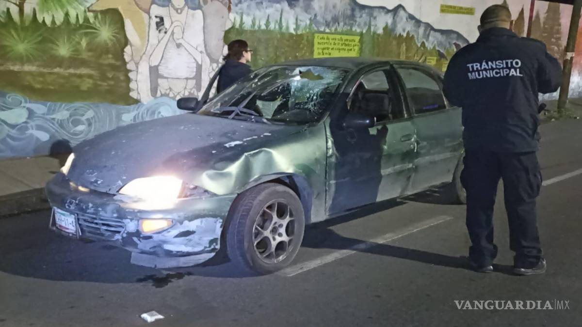 $!El conductor del vehículo Chevrolet quedó detenido por las autoridades, quien será puesto a disposición del Ministerio Público.