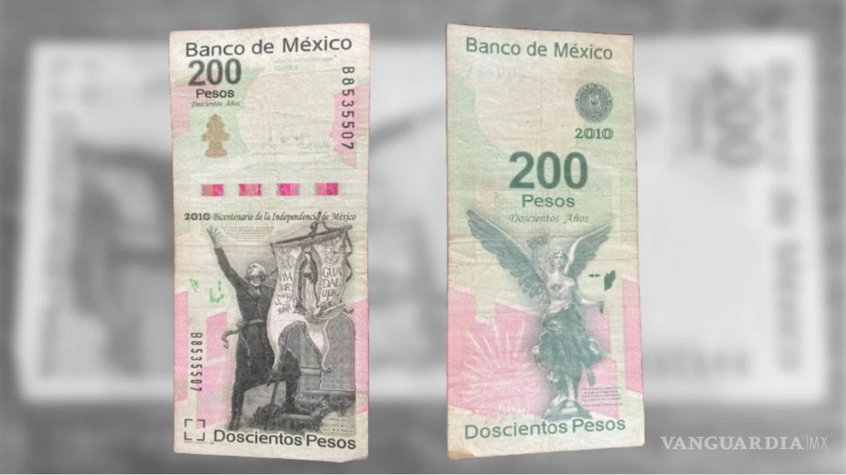 $!Valioso billete de 200 pesos.