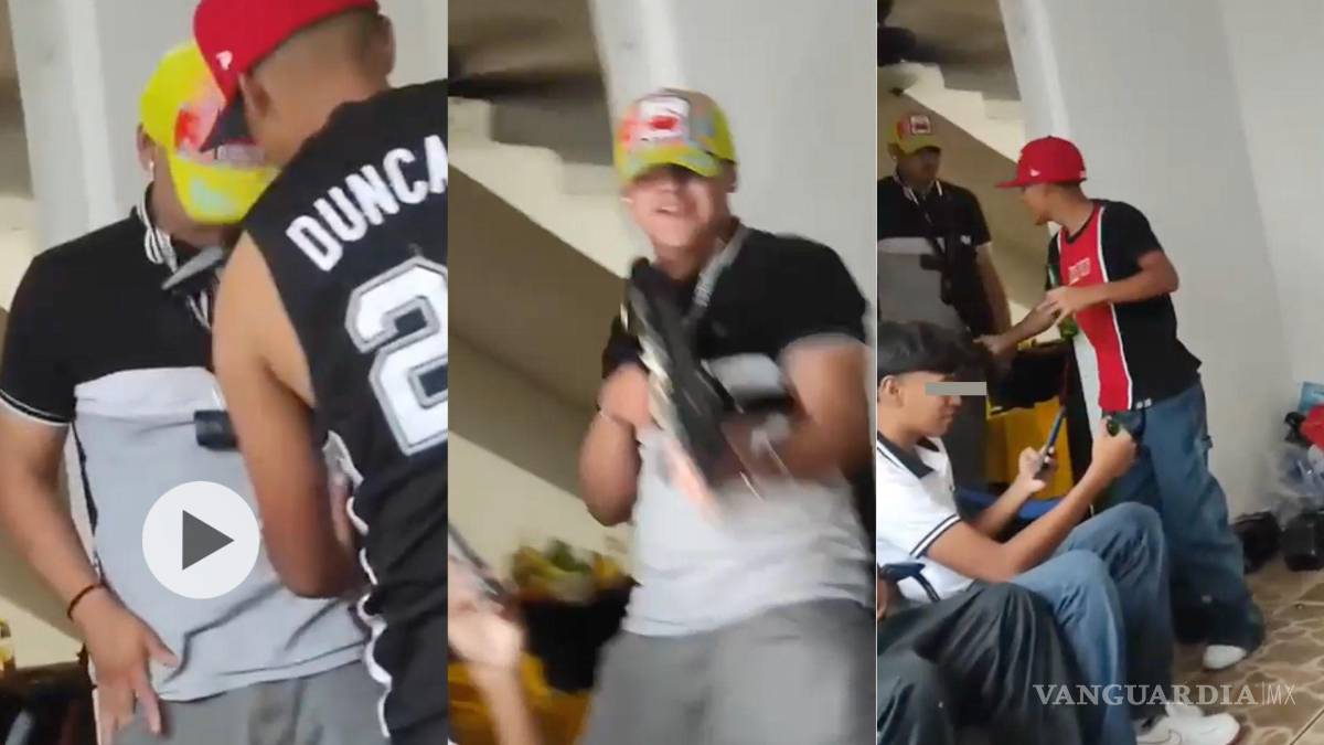 $!Se viraliza video de menor en Saltillo, bailando y apuntando con arma larga