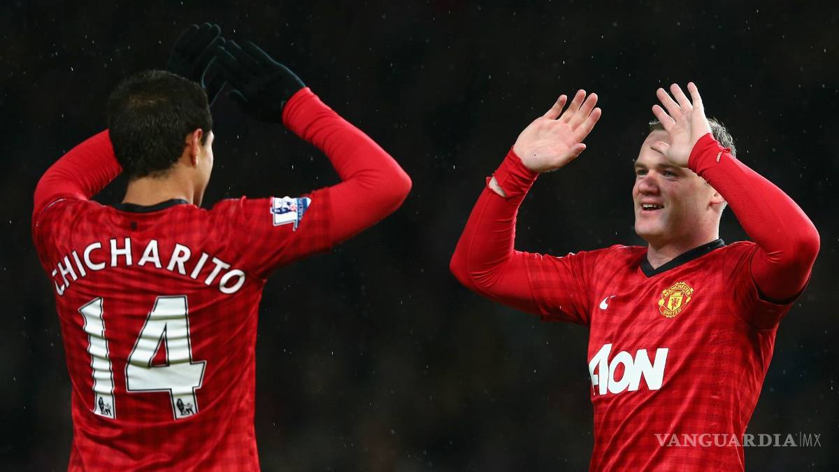 $!Wayne Rooney extraña al 'Chicharito' como compañero de equipo
