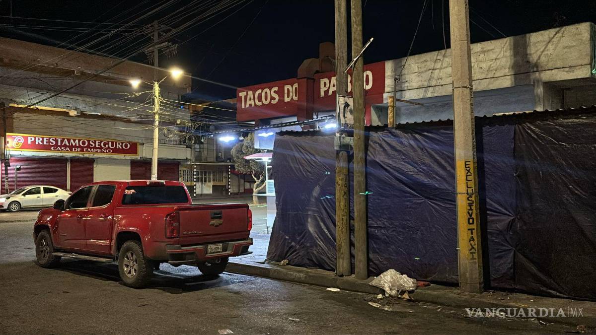 $!La taquería ubicada en la colonia Lourdes fue asegurada por las autoridades tras el ataque.