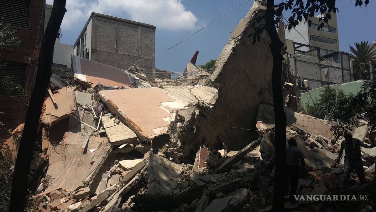 $!Fotos del desastre que dejó el sismo en la Ciudad de México
