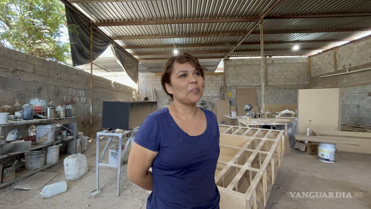 $!Wendy Rodríguez, carpintera que aprendió el oficio de su marido.