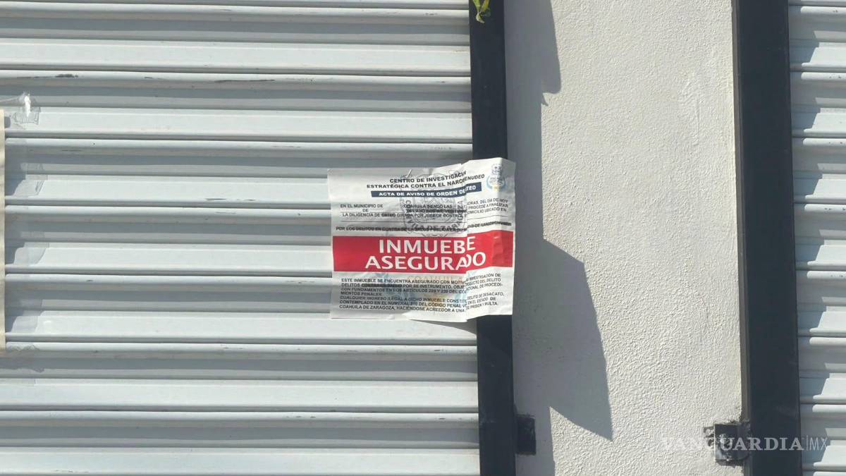 $!El inmueble ubicado en la zona centro de Monclova permanece bajo resguardo judicial por orden de la autoridad.
