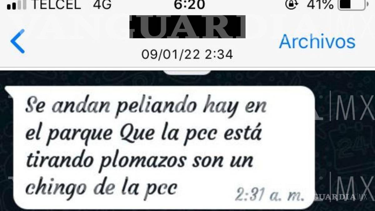 $!Los hechos ocurrieron durante la madrugada de este domingo, luego de que De Koster recibió los reportes de una riña, detenciones y detonaciones.