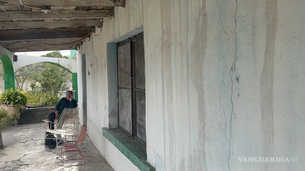 $!Alma Delia García es una de las decenas de afectados por la minería. Ella asegura que su casa ha sufrido grietas y que también se registró contaminación por la explotación del carbón.