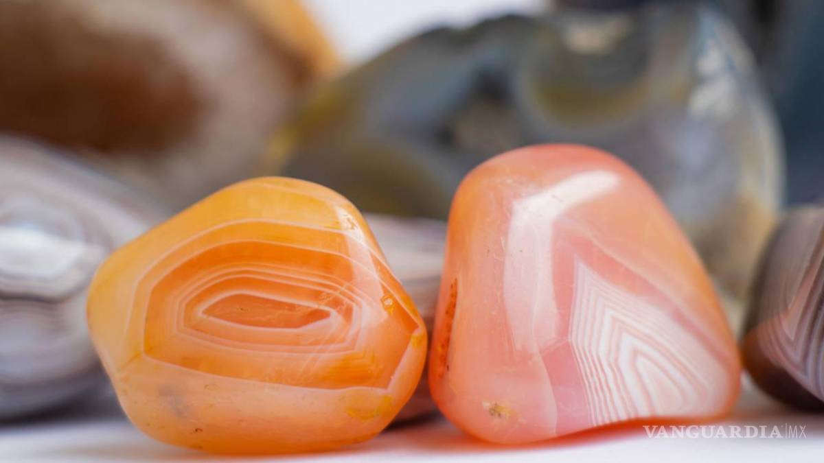 $!El ágata es un cuarzo con bandas de diferentes tonalidades.