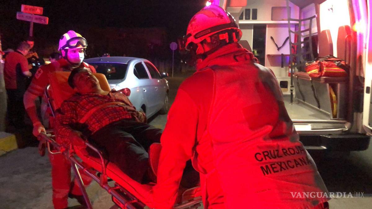 $!Aunque las heridas del hombre no eran tan profundas sí necesitaba puntos de sutura.