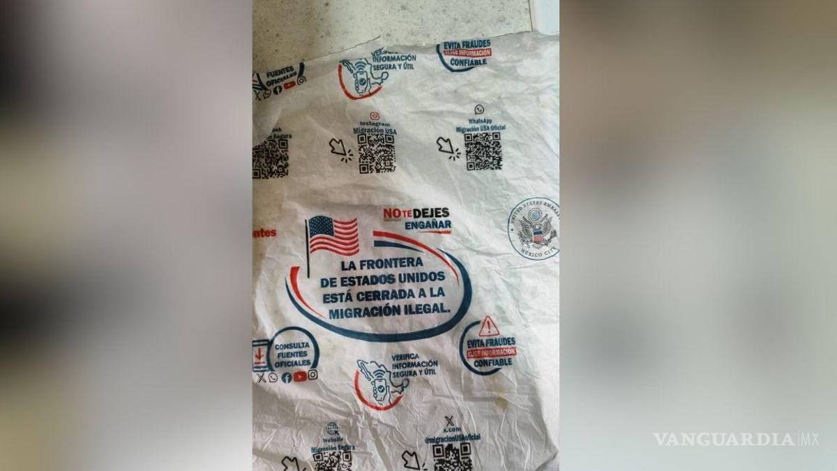 “¿Lo extrañas?” Propaganda antiinmigrante en tortillas, Zacatecas