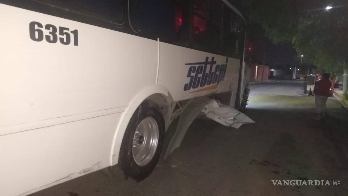 $!Ahora el percance no fue culpa de la unidad de transporte de personal.