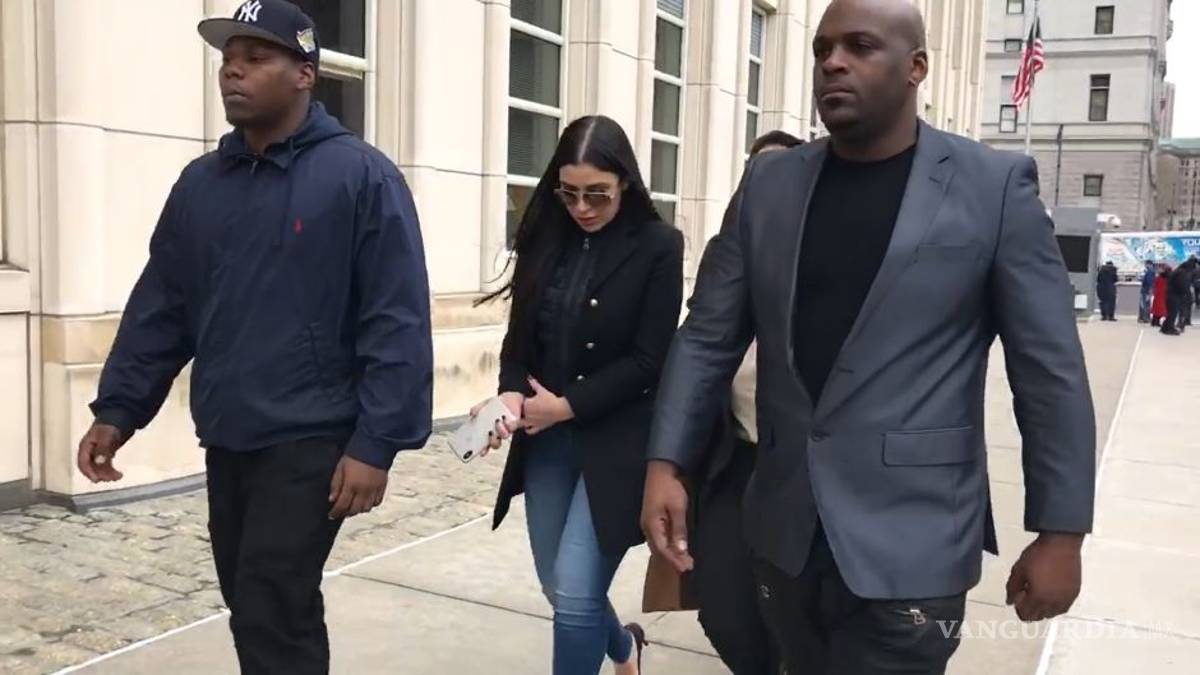 Video muestra seguridad de Emma Coronel; guardaespaldas escoltan a la esposa de 'El Chapo' en NY