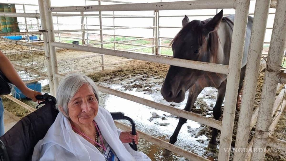 ‘Gozamos como chiquillos’; adultos mayores de asilo visitaron la Feria Saltillo (video)