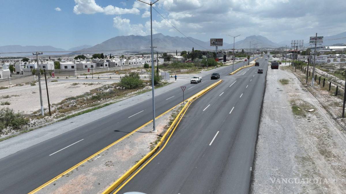 $!Recientemente concluyó la repavimentación de un tramo del bulevar Valdés Sánchez.