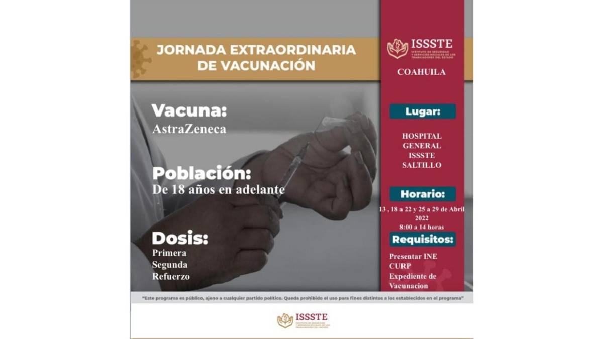 $!En todas las células de vacunación se estarán aplicando primeras y segundas dosis, además de refuerzos contra el COVID-19.