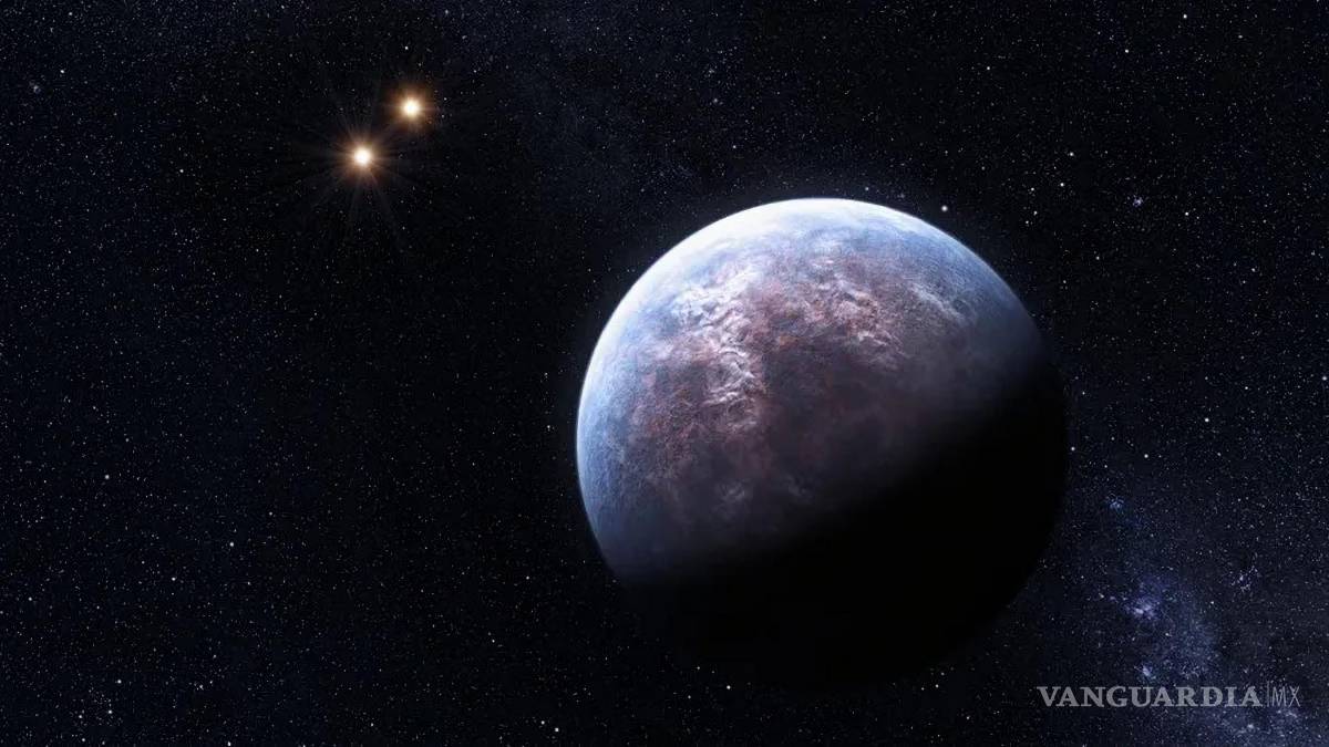 $!Representación del sistema Gliese 667 C alrededor de la cual se ha hallado un exoplaneta, que pertenece a un sistema triple.