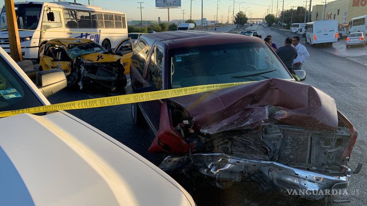 Saltillo: muere taxista en aparatoso accidente; presunto responsable es detenido