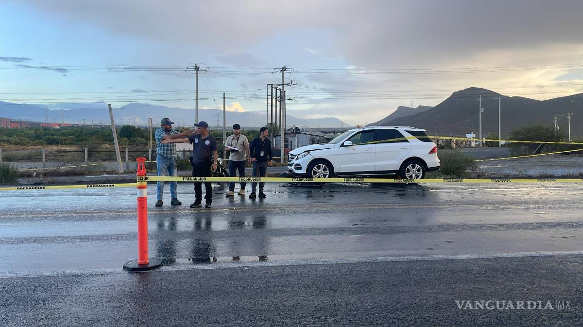 Muere motociclista tras ser embestido por camioneta en la carretera 57