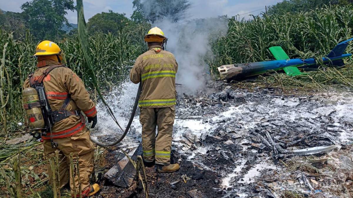 $!Se desconoce si hay más víctimas, así como la cantidad de personas que viajaban a bordo del helicóptero