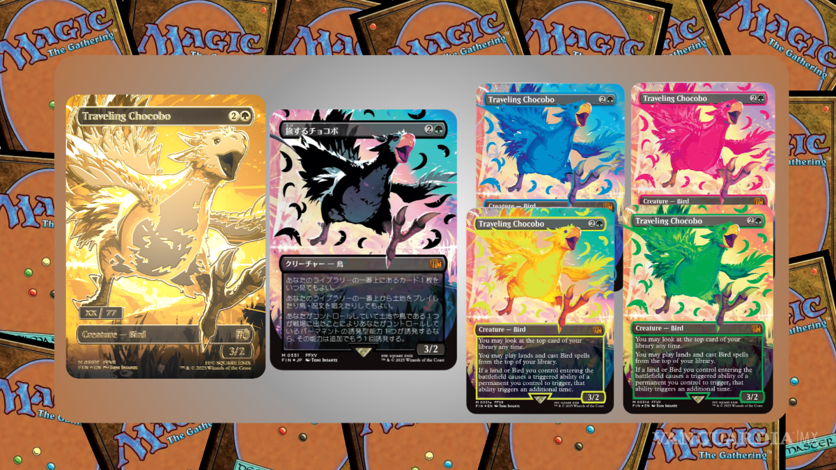 $!FINAL FANTASY X MTG - Traveling Chocobo Borderless