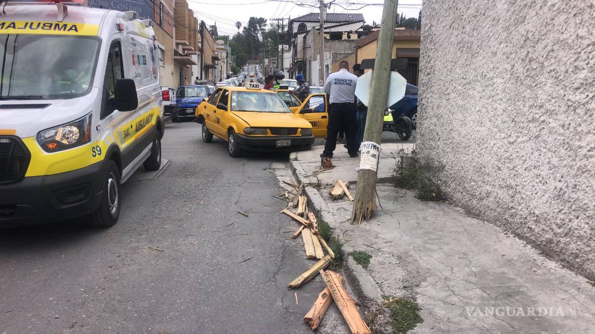 Se queda sin frenos en plena ‘bajada’ del IMSS en el centro de Saltillo