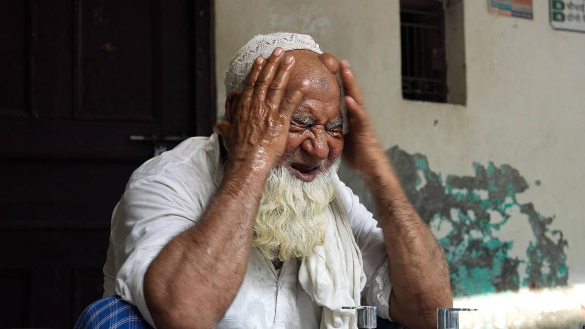 $!Mohammed Samaydeen, superviviente de un linchamiento en la India motivado por mensajes falsos y odio religioso en el que murió Qasim Qureshi.