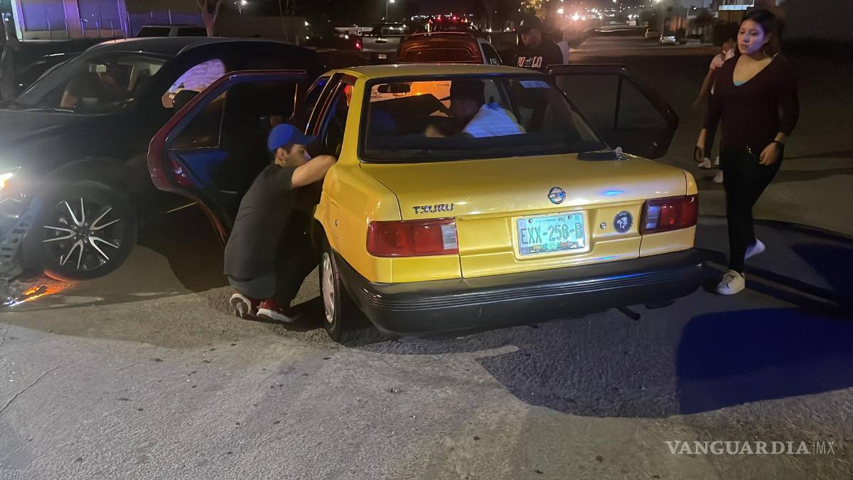 Saltillo: joven provoca choque múltiple en Colosio; reportan un herido