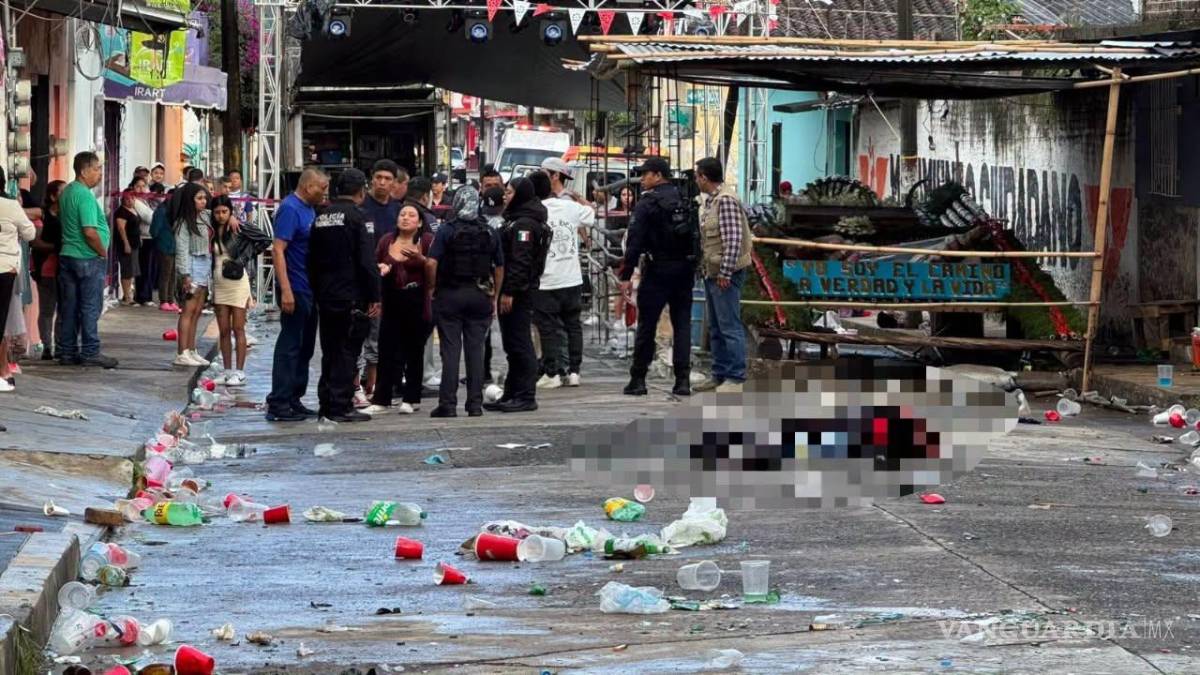 $!Las fiestas patronales de San Jerónimo en Coatepec, Veracruz, tuvieron un episodio de violencia.