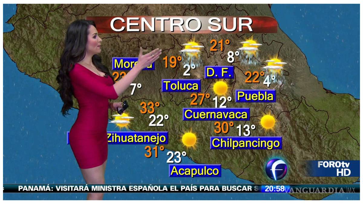 $!El encanto de las ‘chicas del clima’ en la TV mexicana