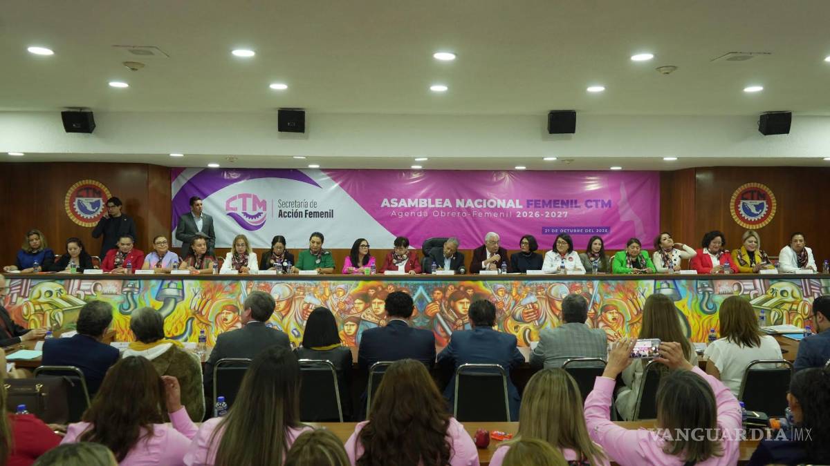 $!La CTM presentó su Agenda Obrero-Femenil 2026-2027, que propone mejoras en permisos familiares, servicios de cuidado infantil y protección contra el acoso laboral.
