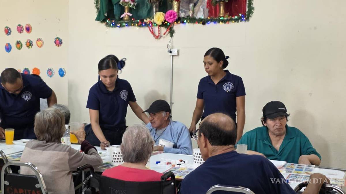 $!Durante la visita se realizaron actividades como juegos de lotería y conversaciones con los residentes.