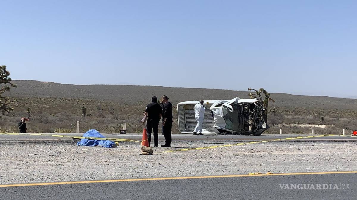Tragedia en carretera a Torreón: un muerto y 5 personas lesionadas en volcadura
