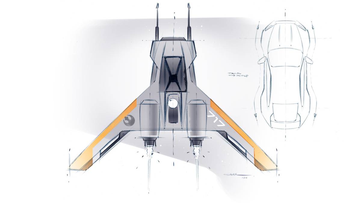 $!Star Wars tendrá una nave Porsche y está casi lista