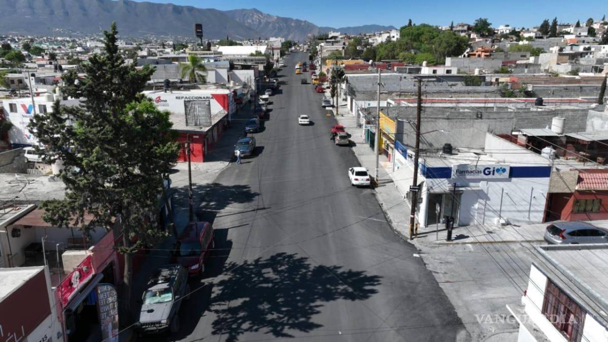 $!Con este avance en la pavimentación de la calle Urdiñola la obra ya beneficia de manera directa a vecinos del sur de la ciudad.