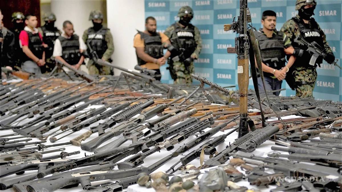 $!Misión para Biden: frenar el ‘río’ de armas a México