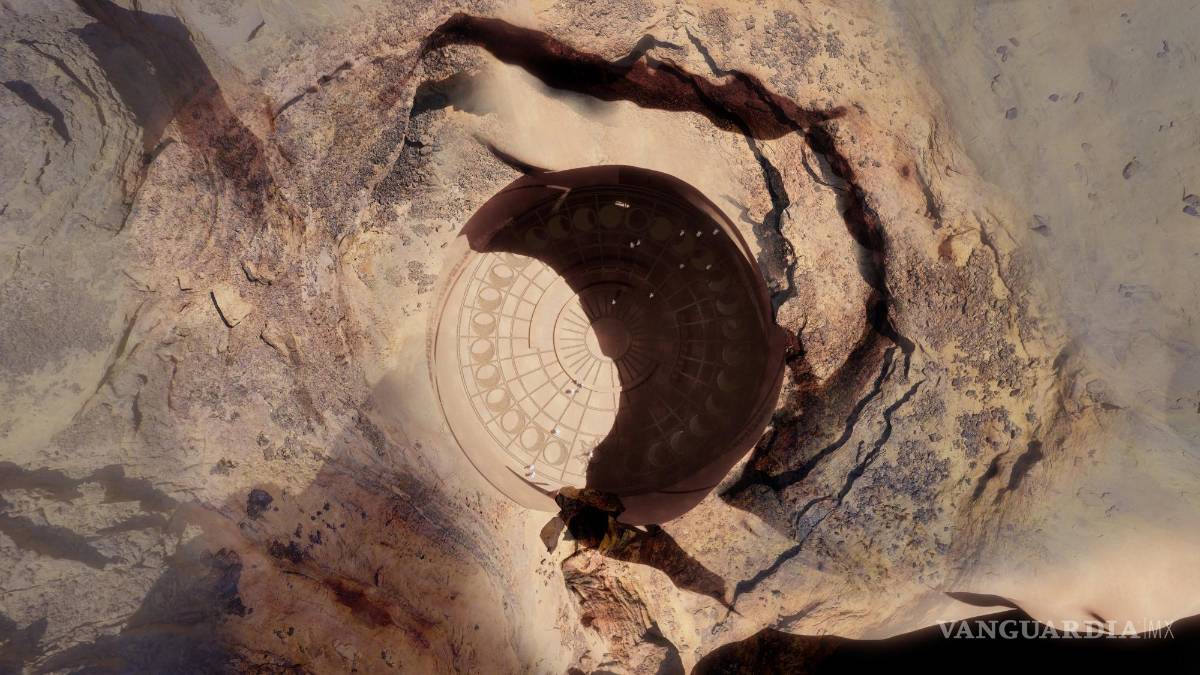 $!Representación conceptual de una vista aérea del complejo integrado en la majestuosa Reserva Natural de Sharaan. EFE/Omar Goncebat/Ateliers Jean Nouvel (AJN)